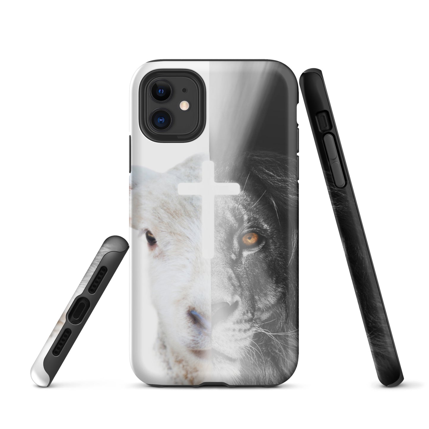 The Lion and Lamb iPhone case