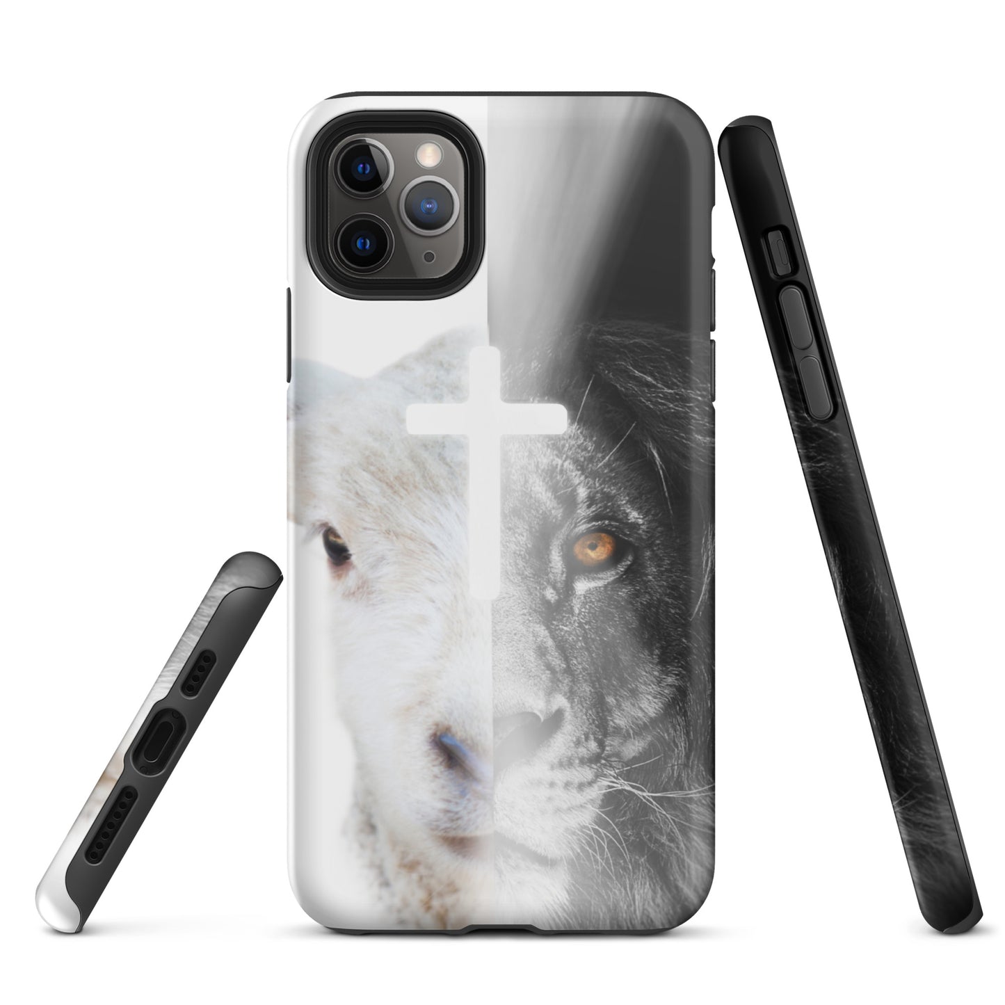 The Lion and Lamb iPhone case
