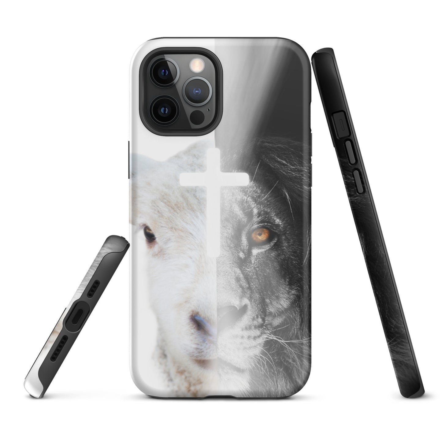 The Lion and Lamb iPhone case