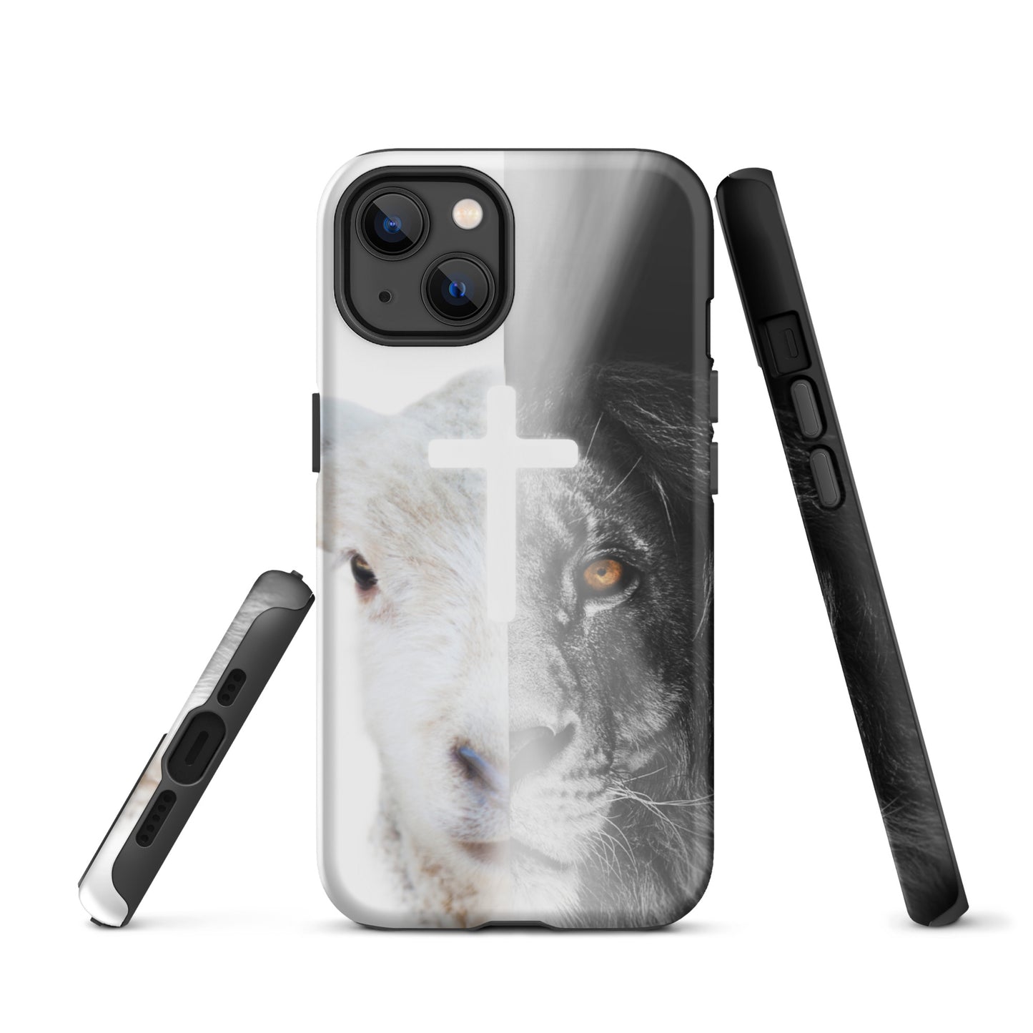 The Lion and Lamb iPhone case