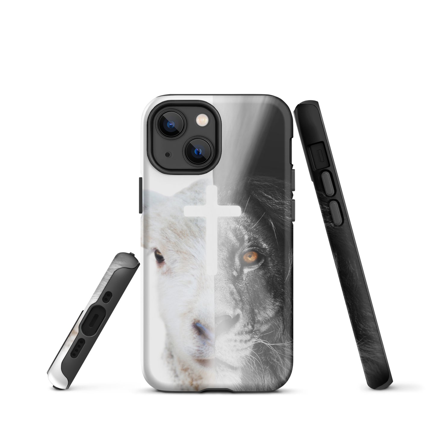 The Lion and Lamb iPhone case