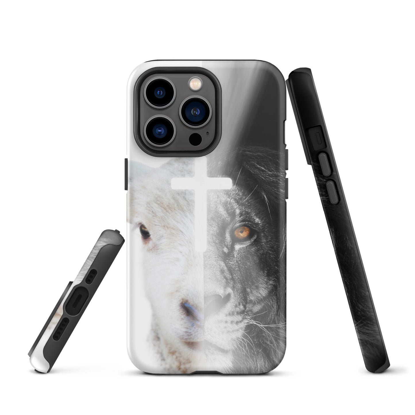 The Lion and Lamb iPhone case