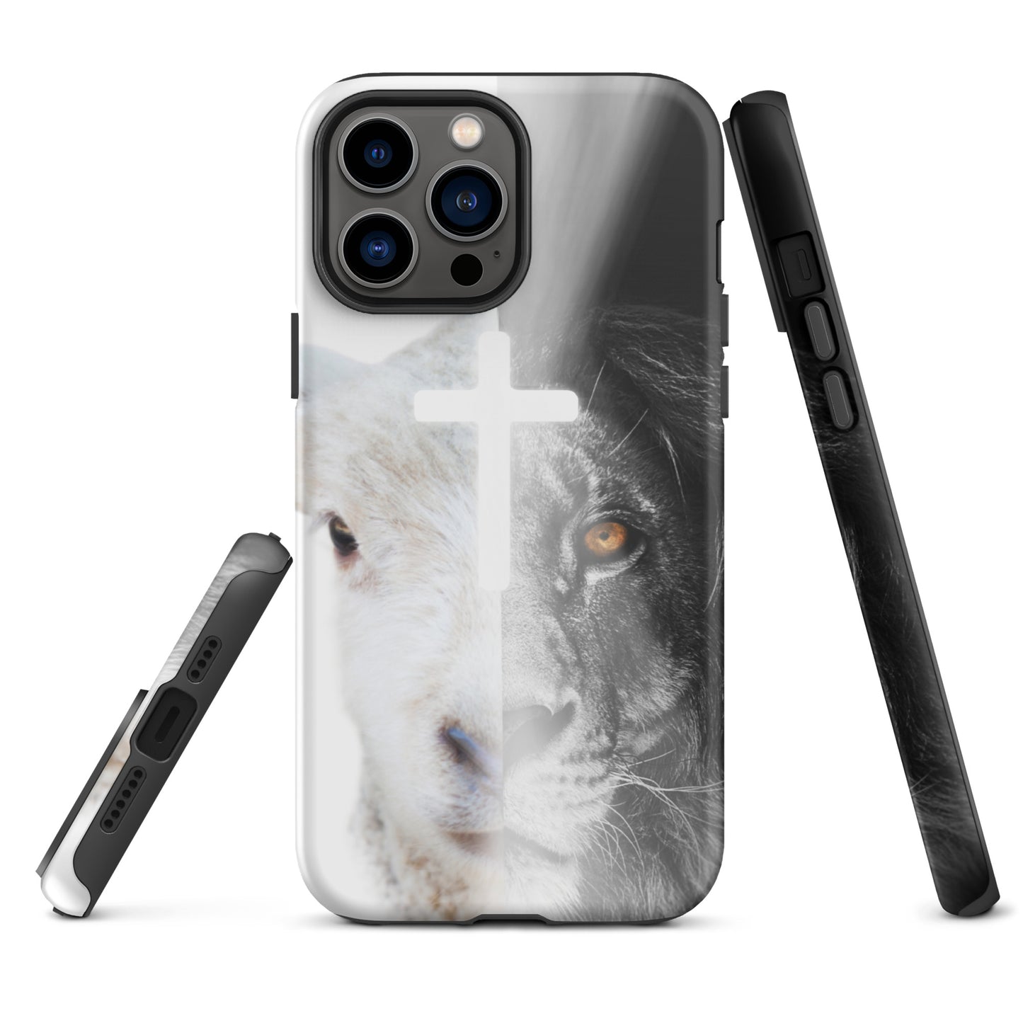 The Lion and Lamb iPhone case