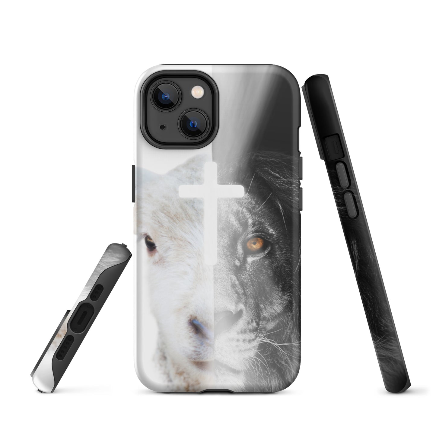 The Lion and Lamb iPhone case