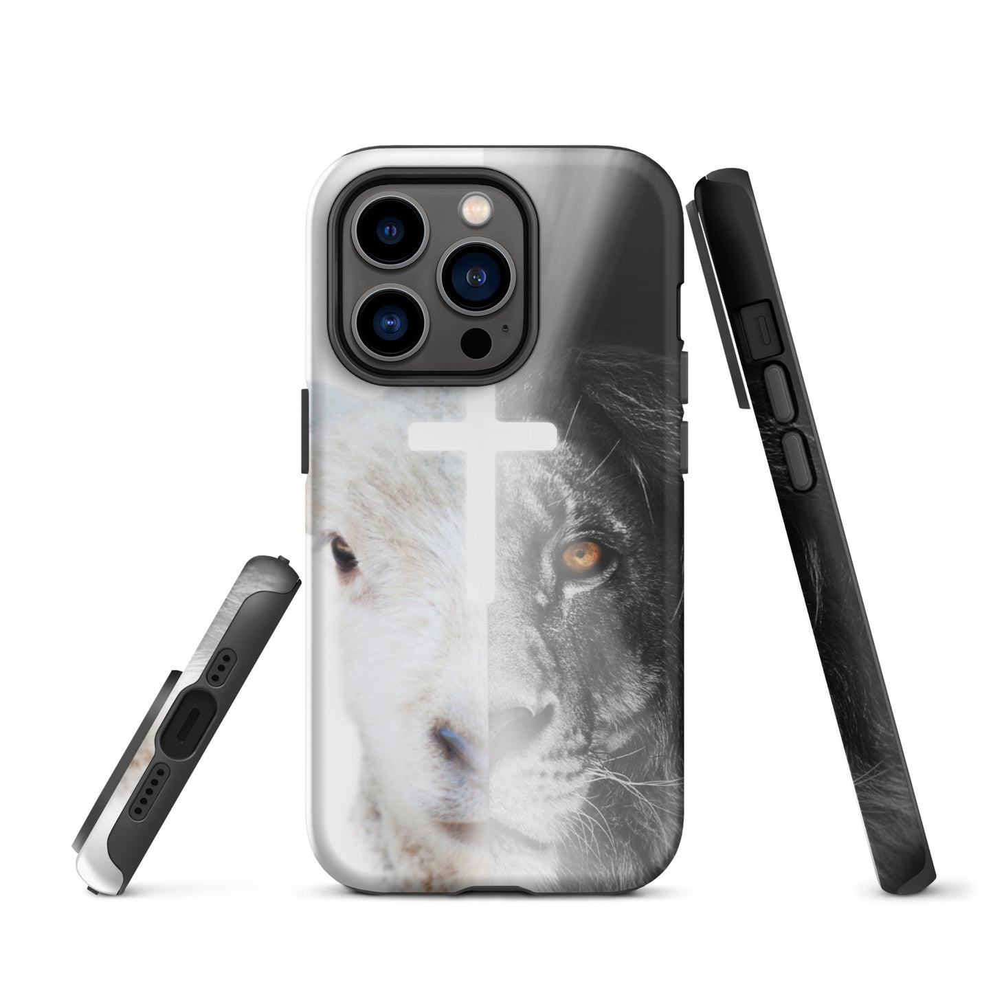 The Lion and Lamb iPhone case