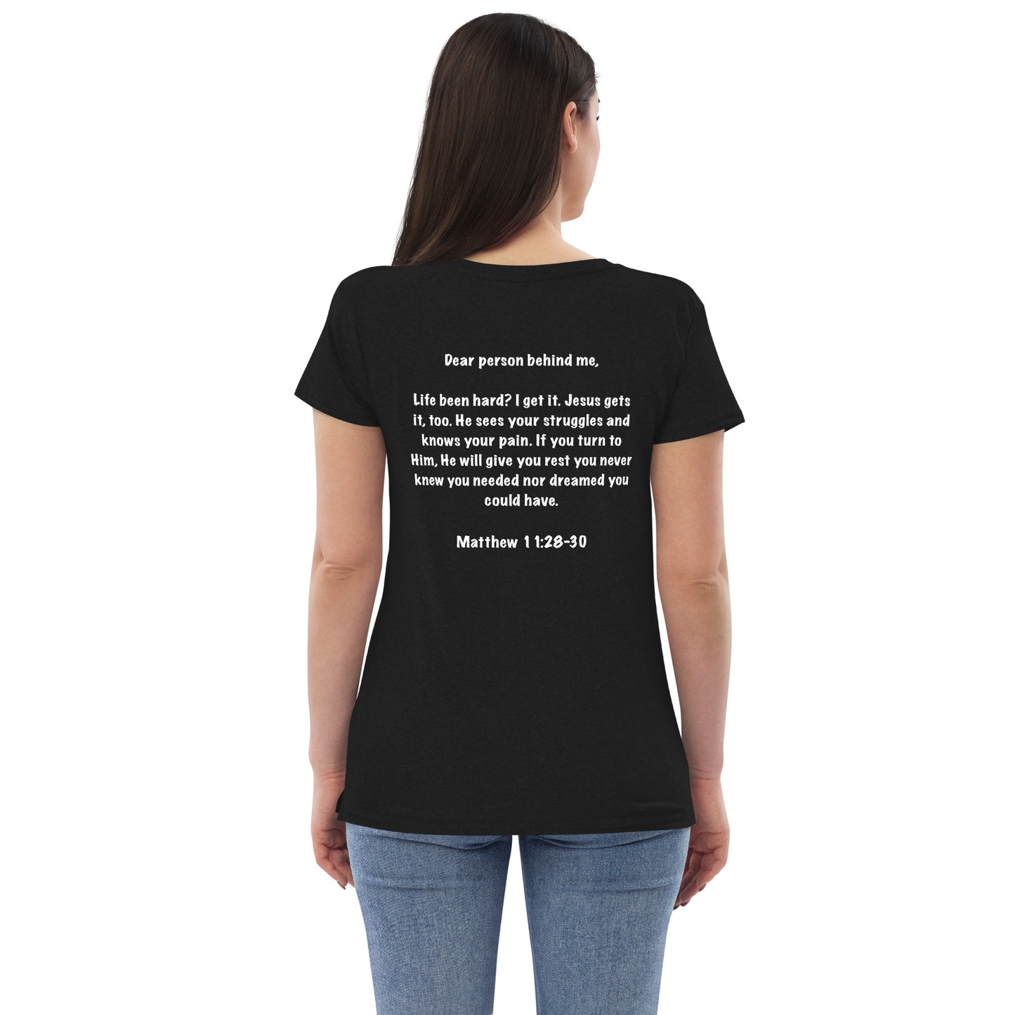 Women’s recycled v-neck t-shirt