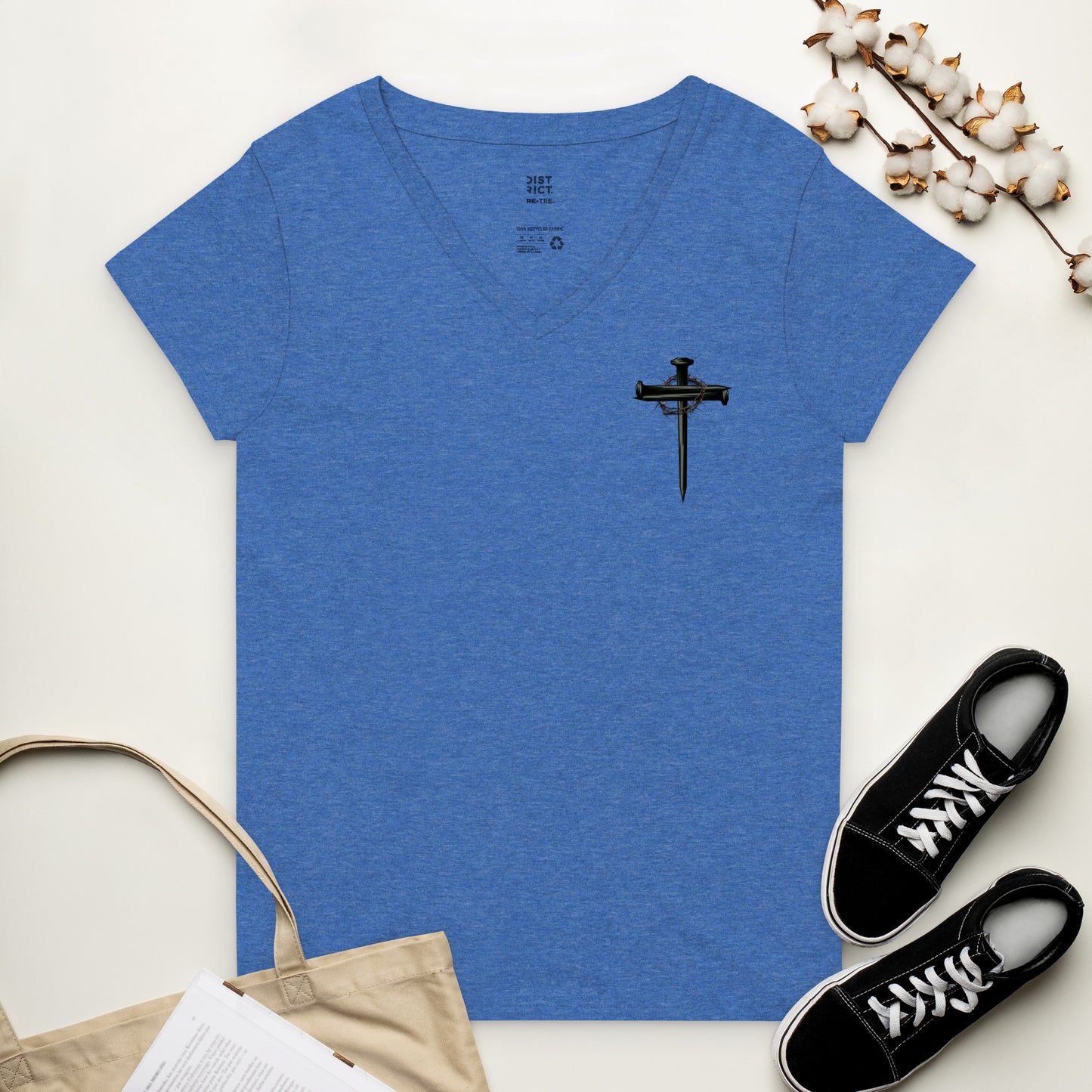 “Your worth” Women’s v-neck t-shirt