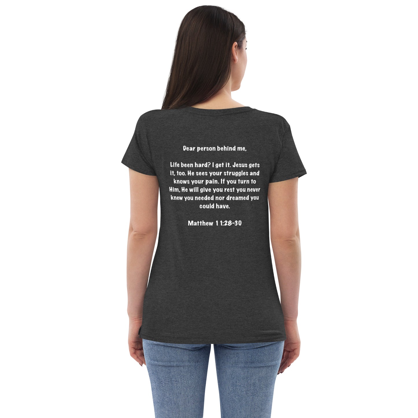 Women’s recycled v-neck t-shirt