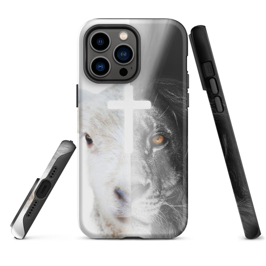 The Lion and Lamb iPhone case