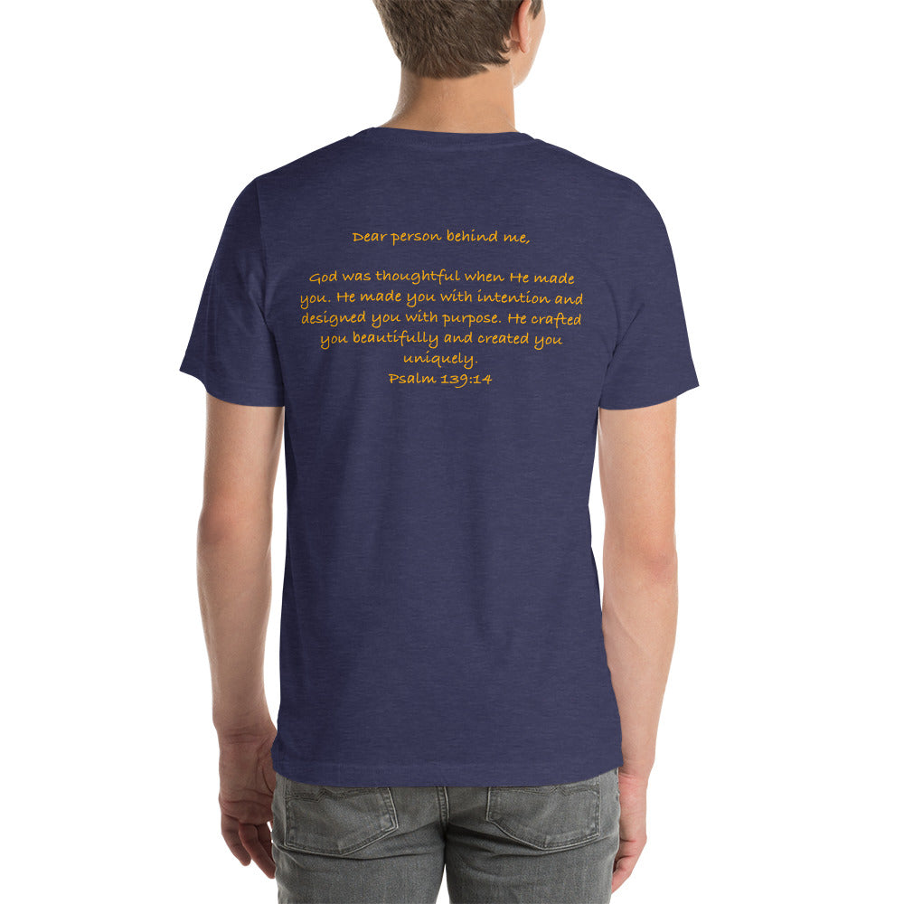 Fearfully and wonderfully made t-shirt