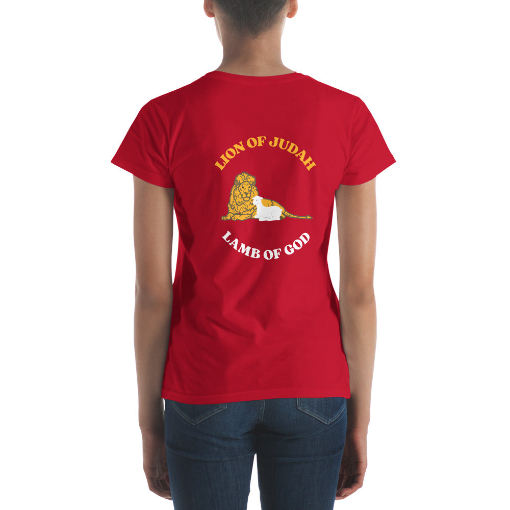 Women's Lion/Lamb short sleeve tee