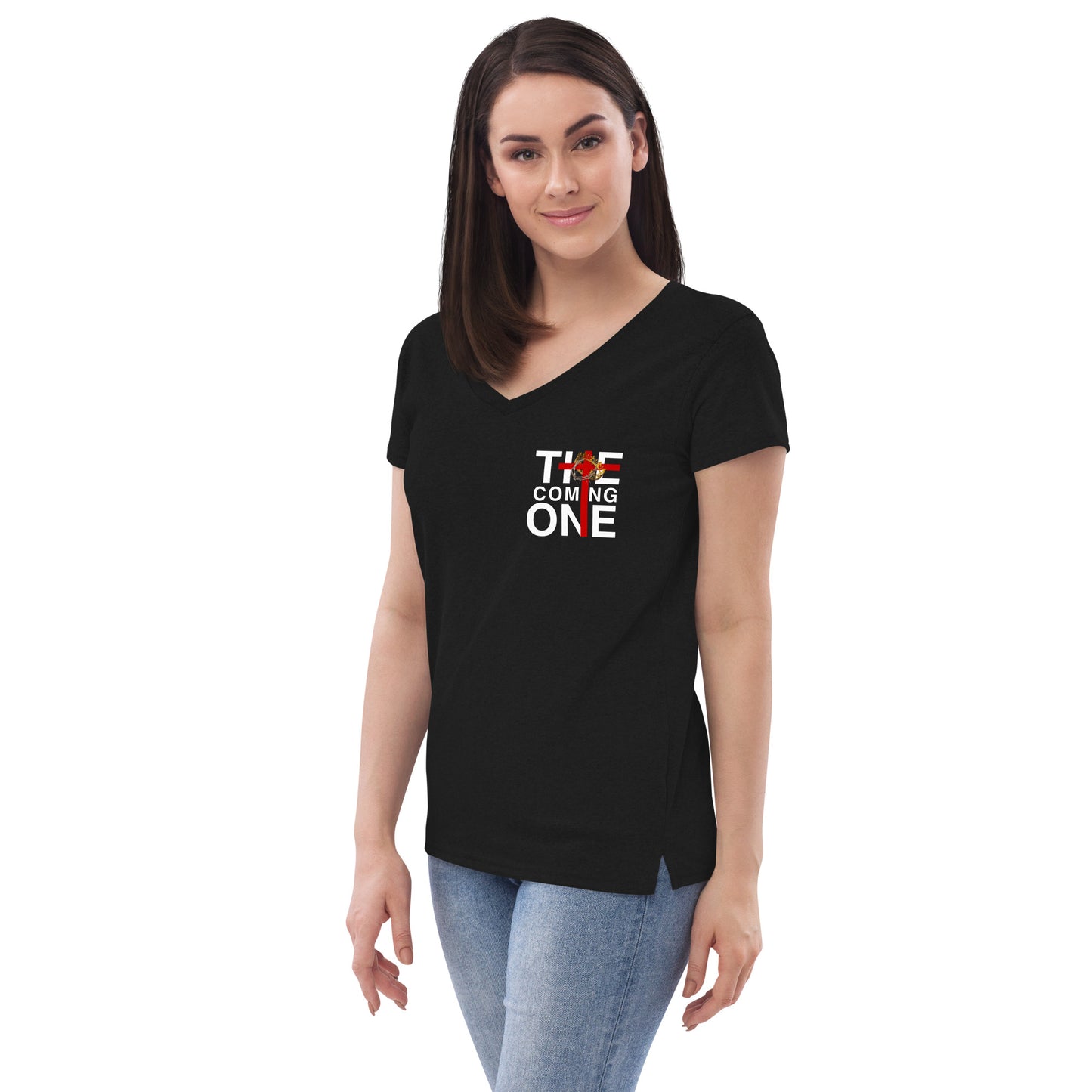 The Coming One Women’s v-neck t-shirt